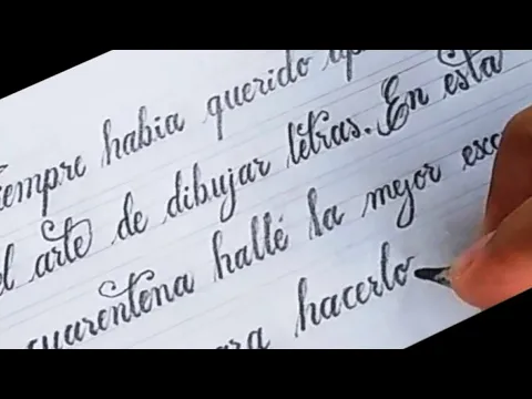 Download MP3 ✔ Como Escribir Caligrafía 🅲🆄🆁🆂🅸🆅🅰 Bonita en Español I Pablo Bermúdez