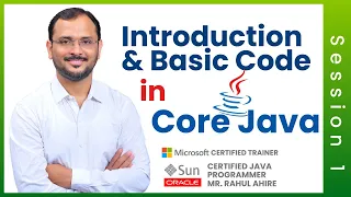 Core Java Full Course Session 1
