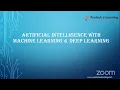 WORSHOP ON ARTIFICIAL INTELLIGENCE USING MACHINE LEARNING AND DEEP LEARNING