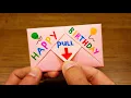 DIY Paper SURPRISE MESSAGE CARD Pull-Tab Origami Envelope