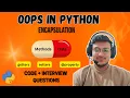 Python OOP Encapsulation Explained Getters Setters vs property