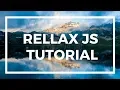 Rellax JS Tutorial How to use Rellax JS Parallax Background