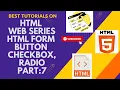 Html Form Checkbox Radio Submit Button Html Form Button Web design Series Part 7 Technical Skills
