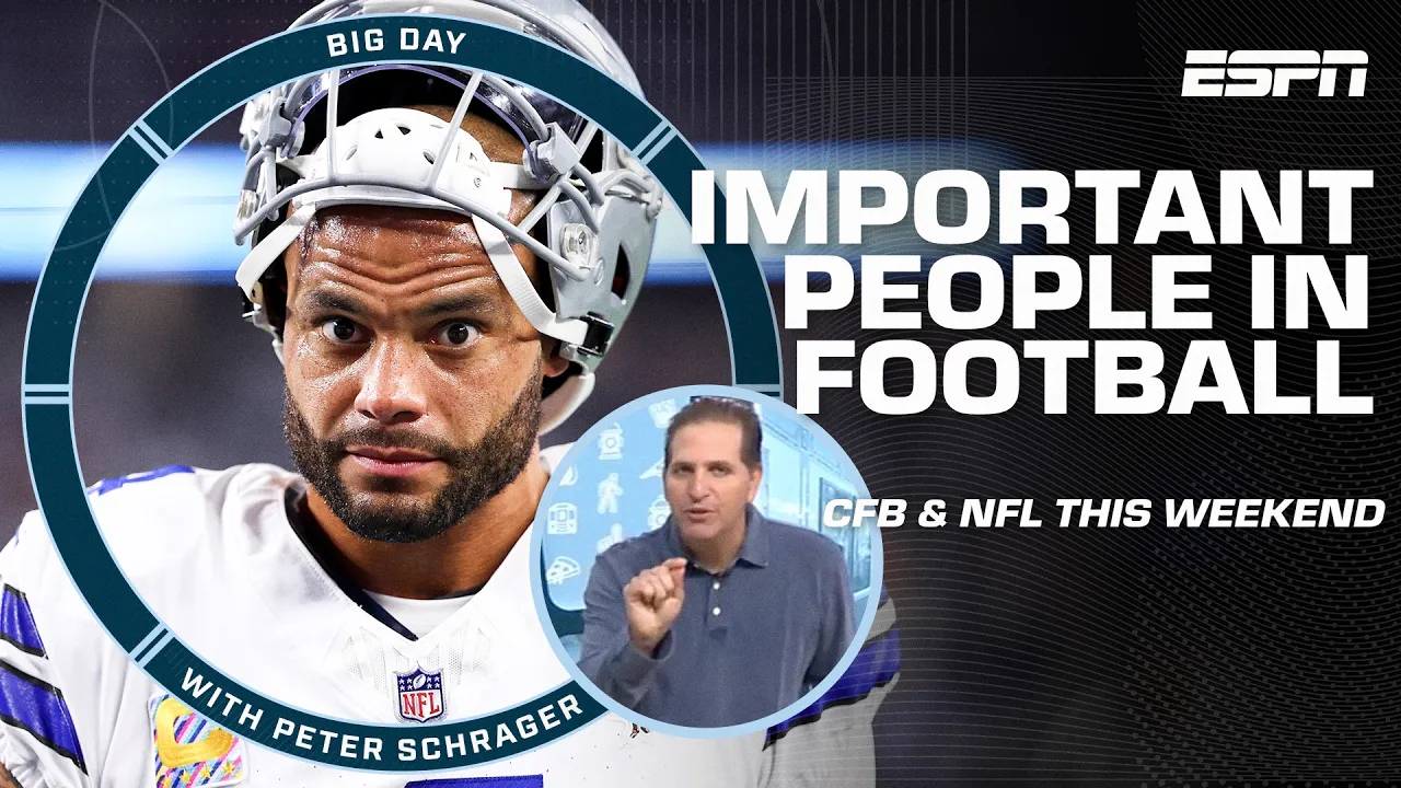 Peter Schrager's FIVE MOST IMPORTANT people in football this weekend 🏈 | Big Day