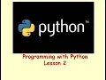 GCSE Python Programming 2 - Variables Maths