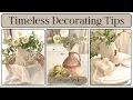 Timeless Decorating Ideas Affordable Neutral Cottage Style Home Decor Decorate with Me