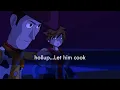 hollup Let him cook but animate