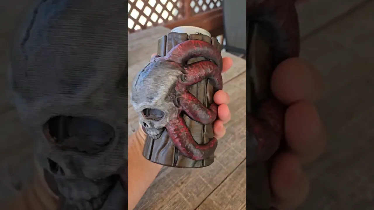 Skull Octopus Can Koozie video thumbnail