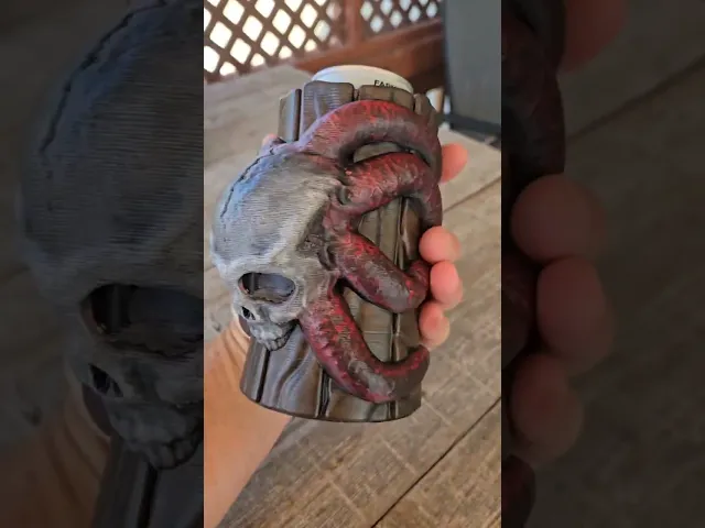 Skull Octopus Can Koozie video thumbnail