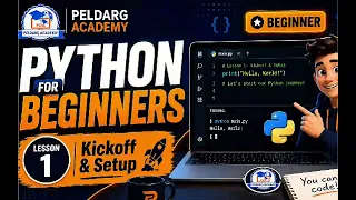 Python for Beginners Lesson 1 Setup Python VS Code Write Your First Program