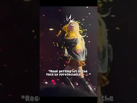 Rosé And Other Idols Were Not Ready For These Stage Effects 😂🤣 #shorts #kpop #rose