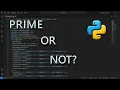 Python Coding Challenge How to Check if a Number is Prime 2024