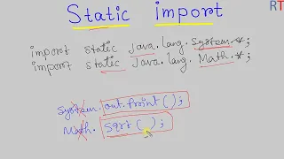 Java-99 Static Import in Java Basics of Import in Java