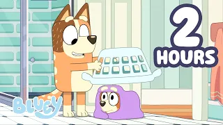 Bingo Turns into GHOSTBASKET! 👻🧡 | 2 HOURS of Ghostbasket and MORE! | Bluey