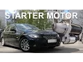 How to change BMW E90 3 series Starter Motor DIY replacement quick 2005 325i N52 e91 e92 e93 e9x