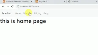 Angular JS Menu Bar