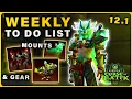 Everything to do this Week on SEASON 2 Gear Mounts to Work Towards on WoW Midnight 12 1