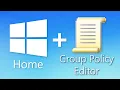 How to ACTUALLY Get Group Policy Editor in Windows Home Edition 10 11