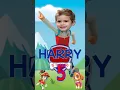 Paw Patrol Kids Birt ay Invitation