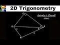 2D Trigonometry Variables