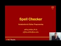 Python Spell Checker Program