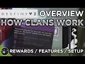 Destiny 2 - Changes to Clan System Rewards and Creation