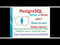 PostgreSQL Tutorials Inner Joins in Postgresql postgresql inner joins with examples