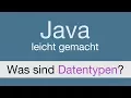Java Programmieren lernen Datentypen - 006