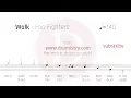Download Lagu Foo Fighters - Walk Drum Score