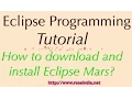How to download and install Eclipse Mars