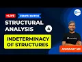 Indeterminacy of Structures Lec-4 Stability of Structures Civil Engineering