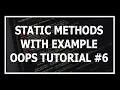 Hindi Static Methods In Python oops Object Oriented Programming In Python Tutorial
