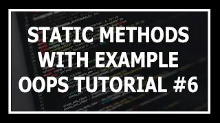 Hindi Static Methods In Python oops Object Oriented Programming In Python Tutorial