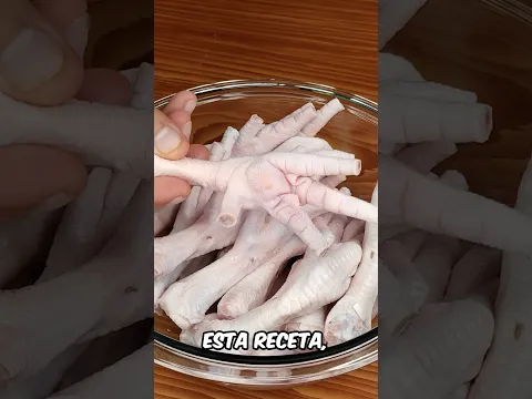 Patitas de Pollo tan deliciosas que las cocino casi todos los días 😱🤤 #shorts