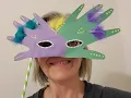 Arts and Crafts With Daniela Mardi Gras Mask