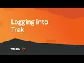 Logging into Trak Trak