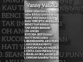 Download Lagu Full Album Vanny Vabiola Terbaru Lagu Kenangan | Disini Dibatas Kota Ini | Yang Pertama Kali