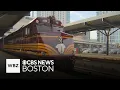 MBTA debuts refurbished Commuter Rail train honoring Boston and Maine railroad