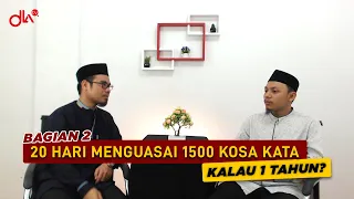 bagian 2 20 hari menguasai 1500 kosa kata kalau setahun arabic on air