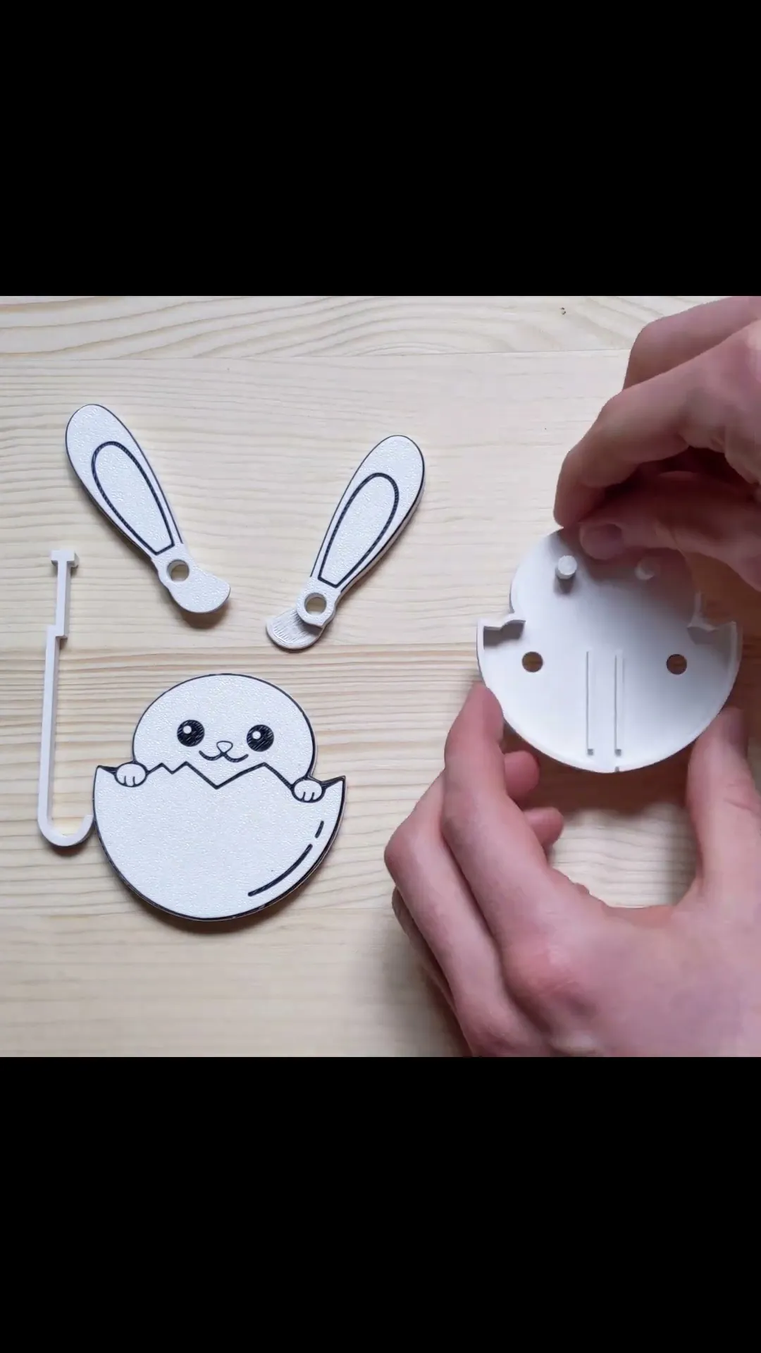 Key & Towel Holder Bunny - Wall Bunny  - Funny and Cute Organizer and Hanger STL