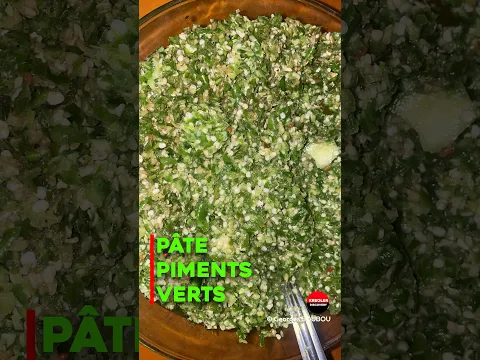 Pate de piments verts - Viyn gouté
