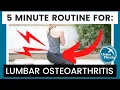 Download Lagu Our full 5 minute guided routine for LUMBAR OSTEOARTHRITIS!