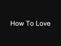 Lil Wayne - How To Love Lyrics