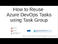 Task Groups in Azure Pipelines with Parameters