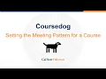 CSUF Coursedog Meeting Pattern Code