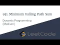 E002 Minimum Falling Path Sum Dynamic Programming CodeNCode