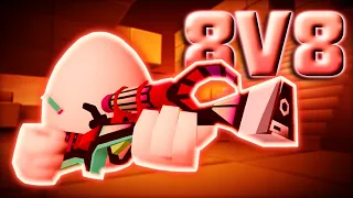 My POV in an 8v8 on CS Shell Shockers