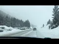 Driving Crystal Mountain - Snow Day