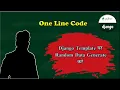 how to make data random in django framework how to get data random in django template