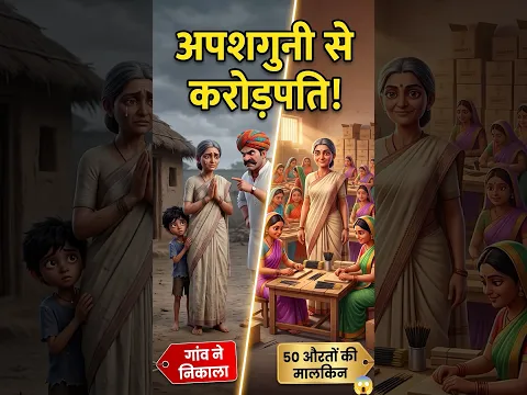जिस विधवा को गांव ने "अपशगुनी" कहकर निकाला, उसी ने गोबर से खड़ी की फैक्ट्री | Emotional Village